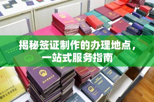 马边揭秘签证制作的办理地点，一站式服务指南