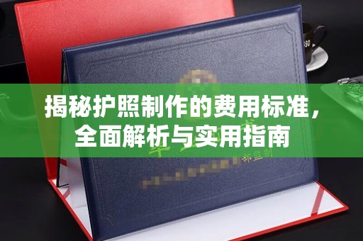 马边揭秘护照制作的费用标准，全面解析与实用指南