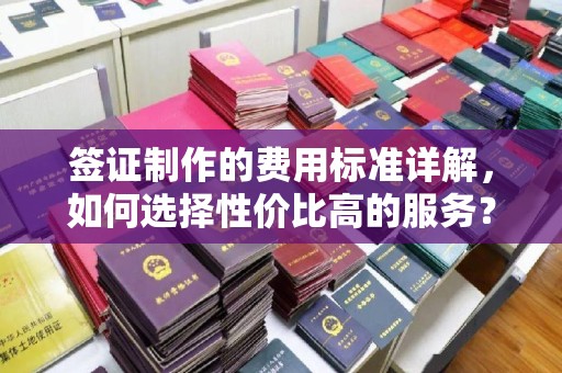 马边签证制作的费用标准详解，如何选择性价比高的服务？